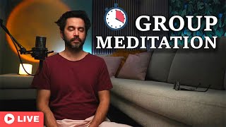 Group Meditation  20min Thursdays with QampA [upl. by Yacov875]