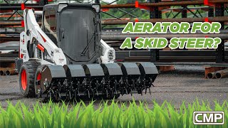 Lawn Aerator for a Skid Steer from CMP [upl. by Worsham]