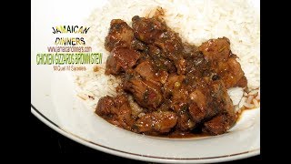 CHICKEN GIZZARDS BROWN STEW Clean Proper Cooking Method Recipe not pressured [upl. by Myrlene]