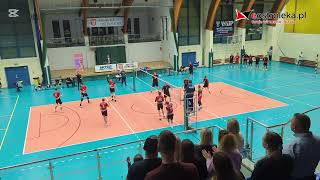 PIŁKA MECZOWA SPS Volley Ostrołęka  KS Halinów [upl. by Jaella824]