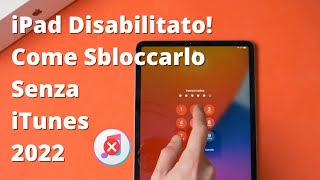 4uKey for iOS iPad è Disabilitato Come Sbloccarlo Risoluzione Include Senza Collega a iTunes 2022🆕 [upl. by Cordle]