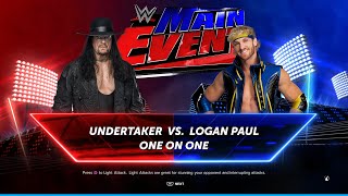 WWE 2K24 ps4 logan paul vs undertaker [upl. by Borgeson]