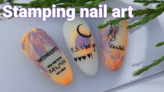 Stamping nail art  Step by step [upl. by Kwei]