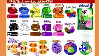 Free Preschool amp Kindergarten Learning activities [upl. by Yatnwahs78]