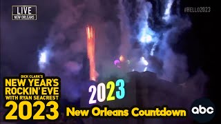 Dick Clarks New Years Rockin Eve 2023 with Ryan Seacrest New Orleans Countdown 2022 to 2023 HD [upl. by Annez]