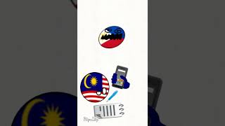 cina Mon challenge shorts countryballs indonesia [upl. by Ennadroj34]