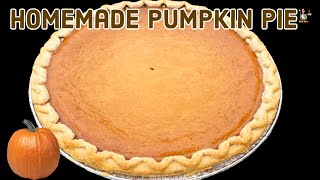 How To Make The BEST Pumpkin Pie Homemade Pumpkin Pie Recipe Easy Pumpkin Pie From Scratchshorts [upl. by Neeli]