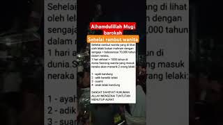 SEHELAI RAMBUT WANITA shorts short shortvideo [upl. by Nuahsed]