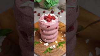 Raspberry Chia Pudding Parfait healthyrecipes dessert chiapudding [upl. by Razatlab]