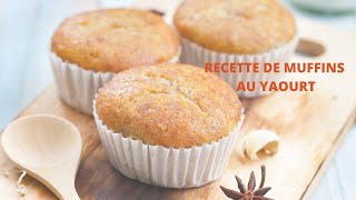 Recette facile de muffins au yaourt [upl. by Atterbury]