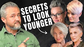 5 Short Grey Hairstyles That will make you LOOK YOUNGER AFTER 50  GAME CHANGERS youthful over50 [upl. by Canter]