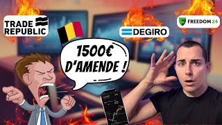 Les 3 déclarations Obligatoires en Bourse en Belgique 🇧🇪 Trade Republic Degiro Freedom24 TOB [upl. by Glarum763]