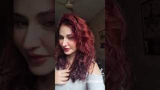 Hajra khan red hair color beenishparvez cekebrityhairstylist redhaircolor [upl. by Pettifer]