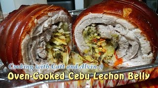 Homemade OvenCooked Cebu Lechon Belly w Eng Subtitle  HungreeCatt Cooks [upl. by Tamer297]