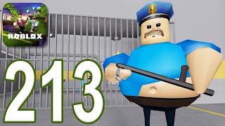 ROBLOX  Gameplay Walkthrough Part 213  Barrys Prison Run iOS Android [upl. by Aicile405]