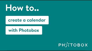 How to create a personalised calendar with Photobox [upl. by Eiggep]