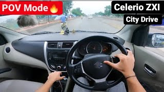 Maruti Celerio Zxi City Drive  POV Mode [upl. by Abehsat251]