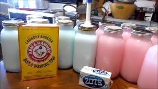 DIY Making your own laundry soap [upl. by Eimrej]