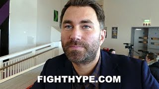 EDDIE HEARN EXPLAINS ROAD TO BROOK VS KHAN IN 2018 EAGER TO PUT KHAN IN WITH ADRIEN BRONER FIRST [upl. by Samau979]