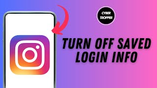 How to Turn Off Saved Login Info on Instagram [upl. by Yllah239]