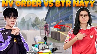 NV Order vs BTR NAYY 1v1 TDM In PUBG Mobile😱🔥 Team NOVA Playing PUBG Mobile❤️ [upl. by Ednew]