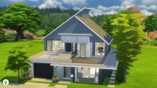 Modern House  The Sims 4 [upl. by Nosyaj]