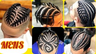 IDÉE DE COIFFURE TRESSES TENDANCE HOMME 👨 2021 MAN CORNROWS [upl. by Kellen492]