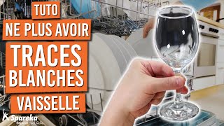 Comment ne plus avoir de traces blanches sur les verres dans votre lave vaisselle [upl. by Meehaf]