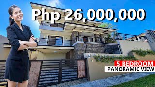 OVERLOOKING BRAND NEW HOUSE FOR SALE IN CEBU WITH 5BEDROOM [upl. by Nirb]