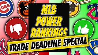 MLB Power Rankings TRADE DEADLINE SPECIAL Tigers LISTENING Dodgers Yankees Active Snell Trade [upl. by Yenahpets550]