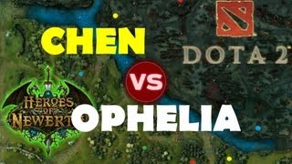 Dota 2 vs HoN  Chen vs Ophelia Comparison [upl. by Scrope]