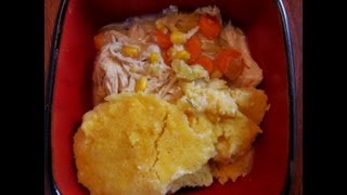 Slow Cooker Sunday Chicken Stew with Cornmeal Dumplings [upl. by Serle]