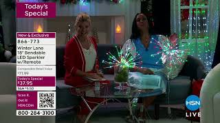 Winter Lane 18quot Bendable LED Sparkler with Remote [upl. by Costanzia]