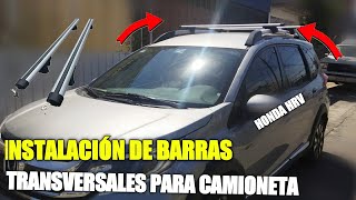 INSTALACIÓN DE BARRAS PORTAEQUIPAJE PARA CAMIONETA [upl. by Innattirb]