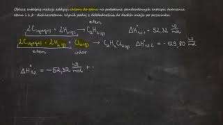 754 Oblicz entalpię reakcji addycji chloru do etenu na podstawie standardowych entalpii tworzenia [upl. by Mount845]