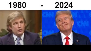 Donald Trump  Clip from every year from 1980 to 2024 [upl. by Gradeigh]