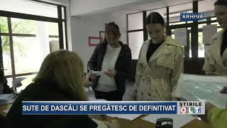 SUTE DE DASCALI SE PREGATESC DE DEFINITIVAT [upl. by Eilerua]