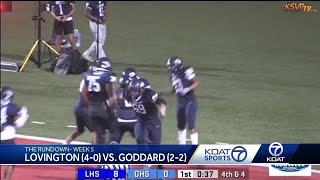 HS Football Lovington vs Goddard [upl. by Madian]