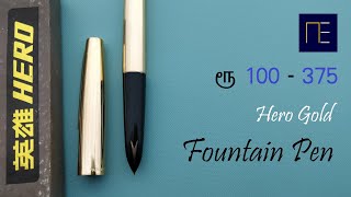 Hero Pen Gold 340 Fountain Pen  264 [upl. by Pat]