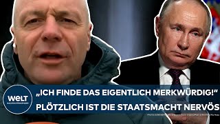 PUTINS KRIEG quotIch finde das eigentlich merkwürdigquot Plötzlich ist die Staatsmacht in Russland nervös [upl. by Elleinnad]