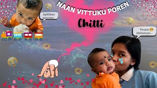 Naan vittuku poren apdiya 😭Chellamani vittu iruka manasu varuma 🥹 [upl. by Nanis425]