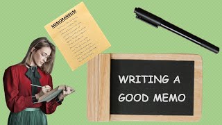 How to write a memo Step by step guide [upl. by Farlay746]