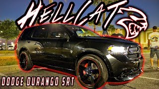 FIRST IN THE WORLD HELLCAT DODGE DURANGO SRT  SUPERCHARGED HEMI [upl. by Ranite614]