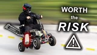 The Worlds Fastest Mobility Scooter is DANGEROUS [upl. by Bourque]