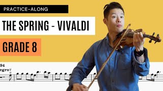 Spring Vivaldi ABRSM Violin Grade 8 A13 2024  PlayAlong Series [upl. by Tasia580]