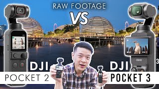 DJI Pocket 3 vs Pocket 2  Raw Video Test [upl. by Hildebrandt]