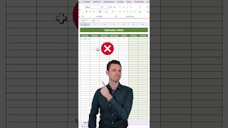 Kalender 2024 in Excel erstellen 📆 excel tipps informatik tricks [upl. by Anelrac]