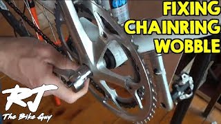 How To Fix Chainring Wobble [upl. by Matthus]