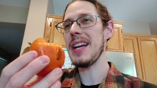 Fuyu Persimmon vs Hachiya Persimmon  Fruit Tasting [upl. by Ivonne]