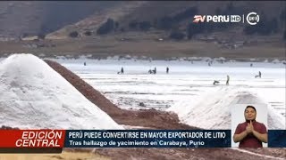 Puno tiene la mayor cantidad de litio en el mundo [upl. by Attener]